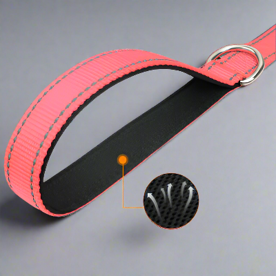 Collier Chien - DogsHarnessCollar™ - Rose Clair